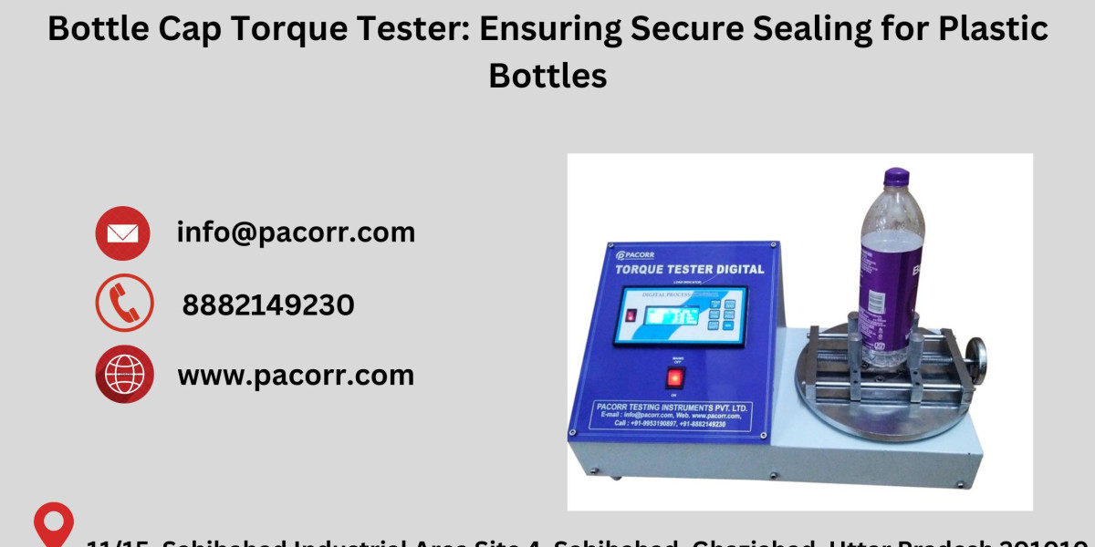 Bottle Cap Torque Tester: A Key Tool for PET Bottle Manufacturers